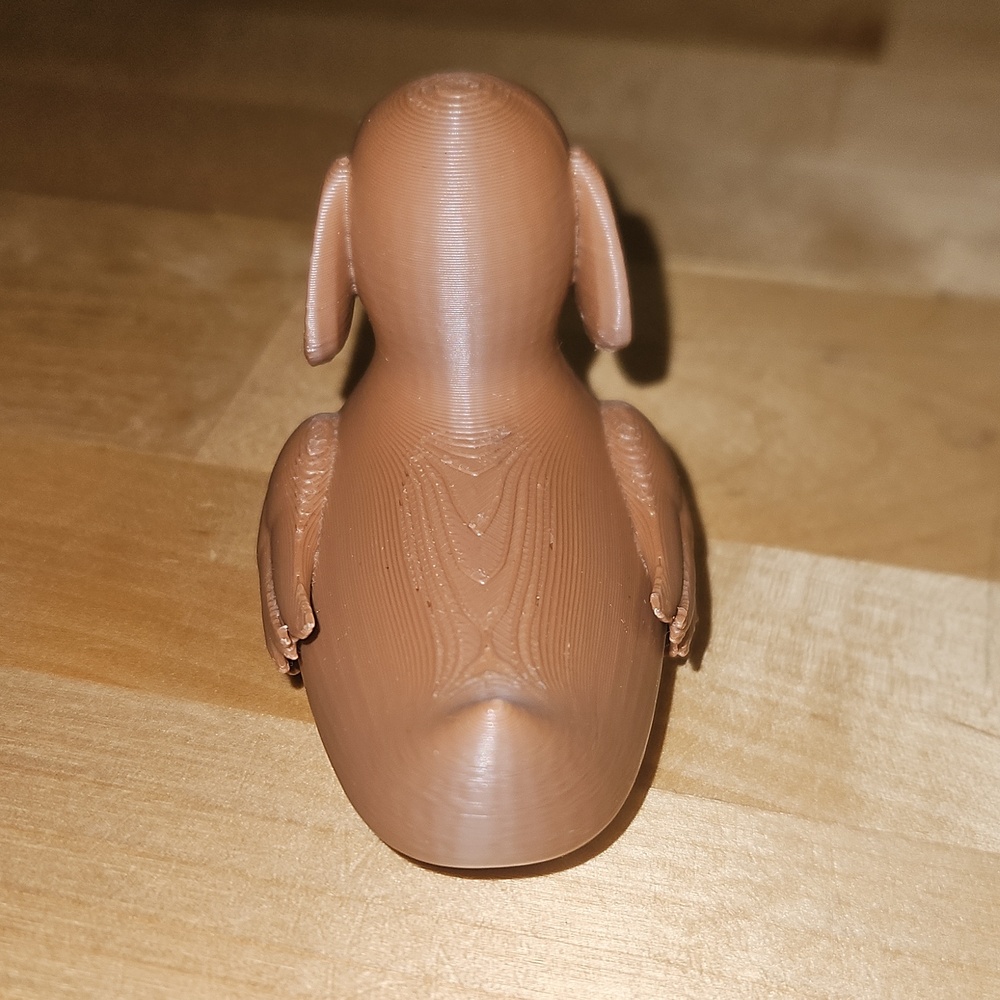 3D Printed Dachshund Duck Figurine Nwot - Picture 3 of 5